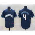 Chicago Cubs #4 Pete Crow-Armstrong Navy MASONITE City Connect Stitched Jersey