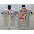 Houston Astros #27 Jose Altuve Number White MASONITE 2023 City Connect Flex Base Stitched Jersey