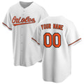Custom Baltimore Orioles White MASONITE Home Replica Jersey