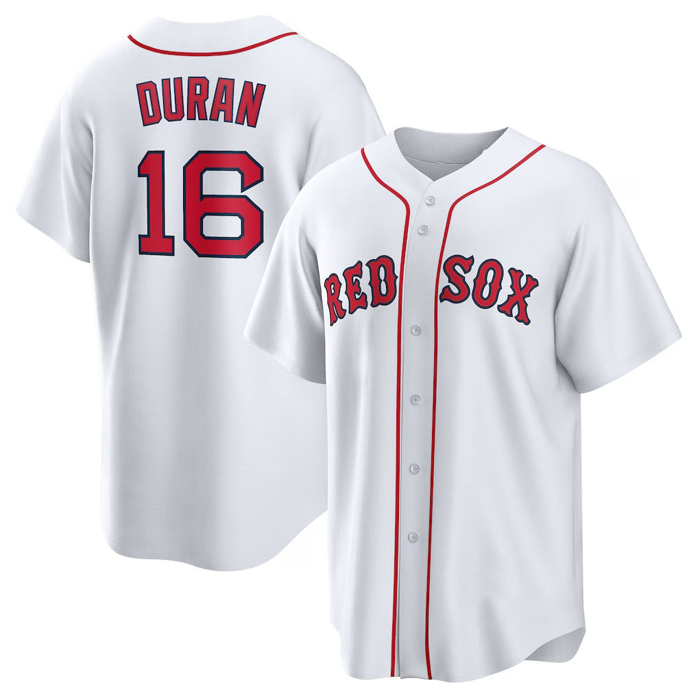 Boston Red Sox #16 Jarren Duran White MASONITE Home Replica Player Jersey