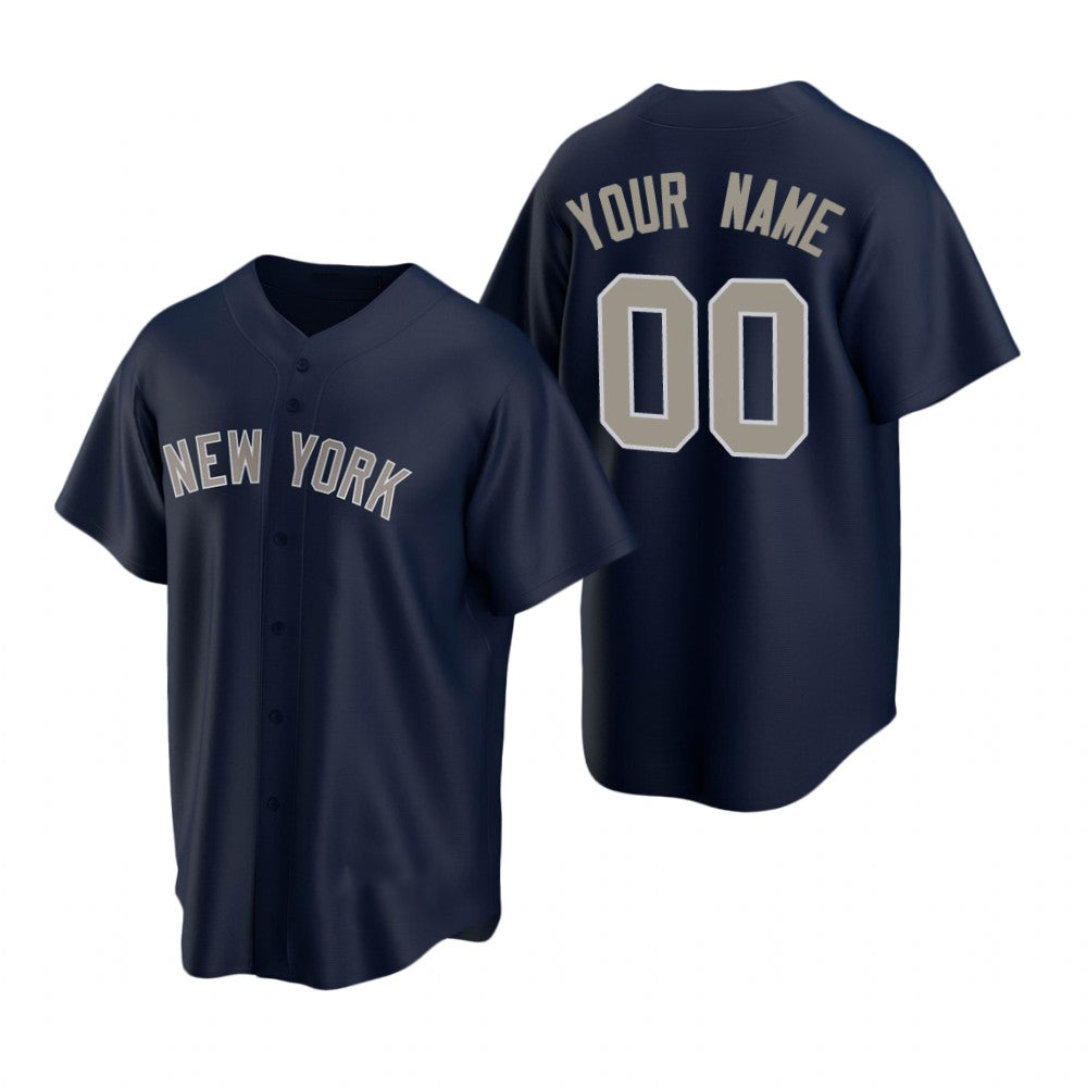 Custom New York Yankees Navy MASONITE Stitched Cool Base Jersey