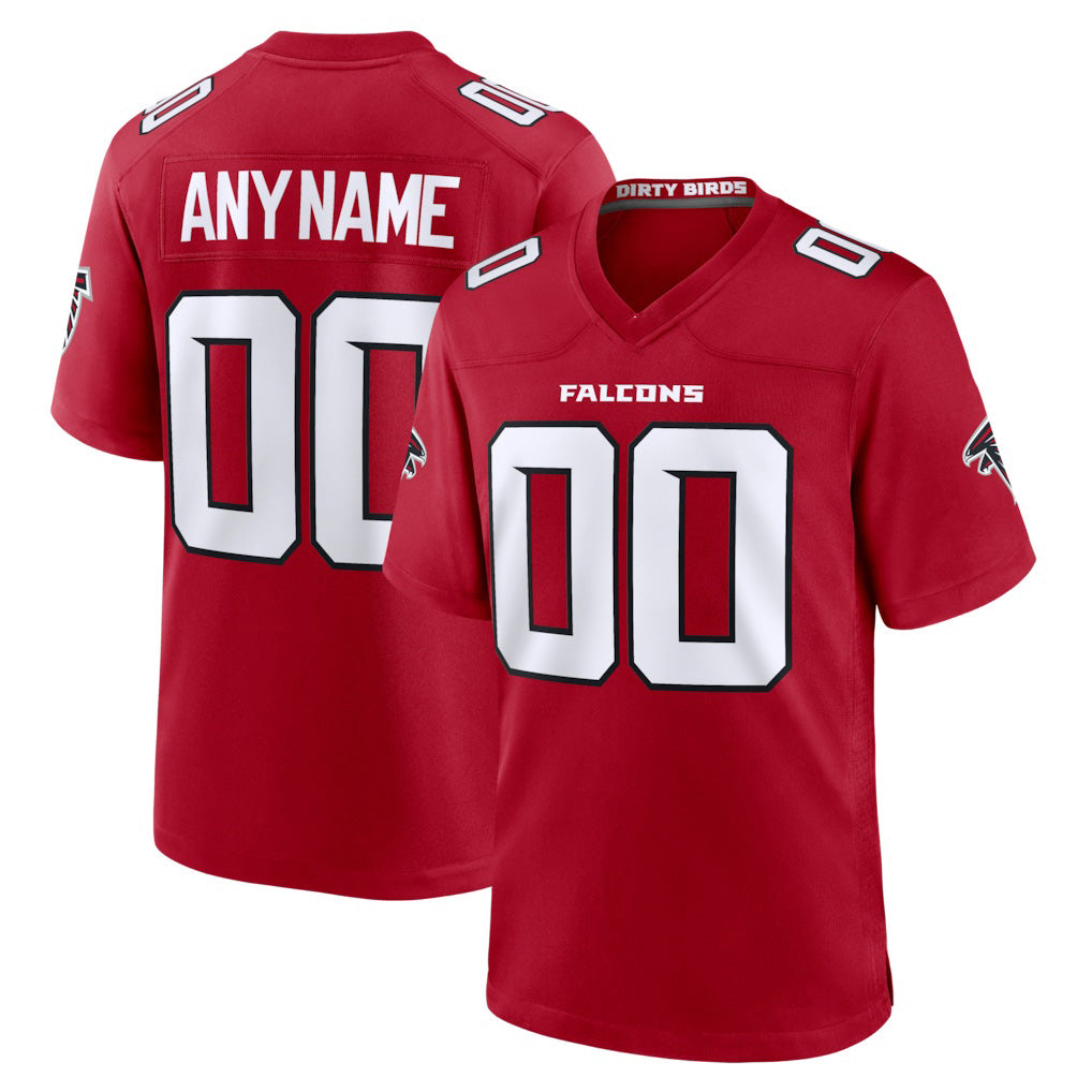 Custom A.Falcons Red MASONITE Game Jersey