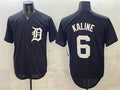 Detroit Tigers #6 Al Kaline Black MASONITE Limited Stitched Jersey