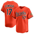 Baltimore Orioles #17 Colton Cowser Orange MASONITE 2025 2nd Alternate Limited Stitched Jersey