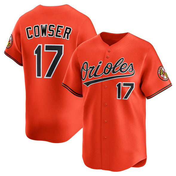Baltimore Orioles #17 Colton Cowser Orange MASONITE 2025 2nd Alternate Limited Stitched Jersey