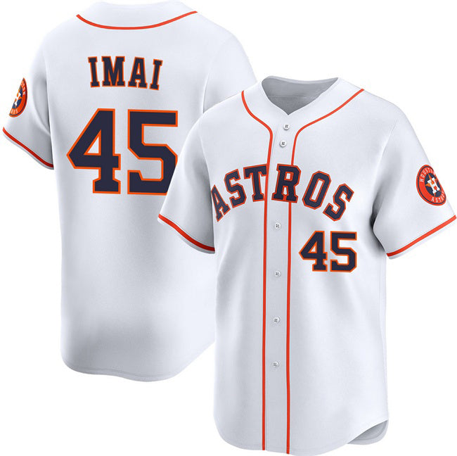 Houston Astros #45 Tatsuya Imai White MASONITE 2026 Home Limited Stitched Jersey