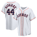 Houston Astros #44 Yordan ¨¢lvarez White MASONITE Home Replica Player Jersey