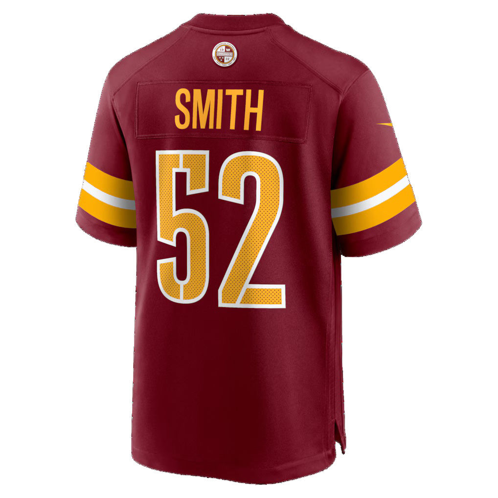 W.Commanders #52 Preston Smith Burgundy MASONITE Team Game Jersey