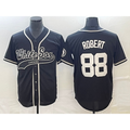 Chicago White Sox #88 Luis Robert Black MASONITE Cool Base Stitched Jersey 2