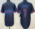 Toronto Blue Jays #7 Kazuma Okamoto Black MASONITE City Limited Jersey