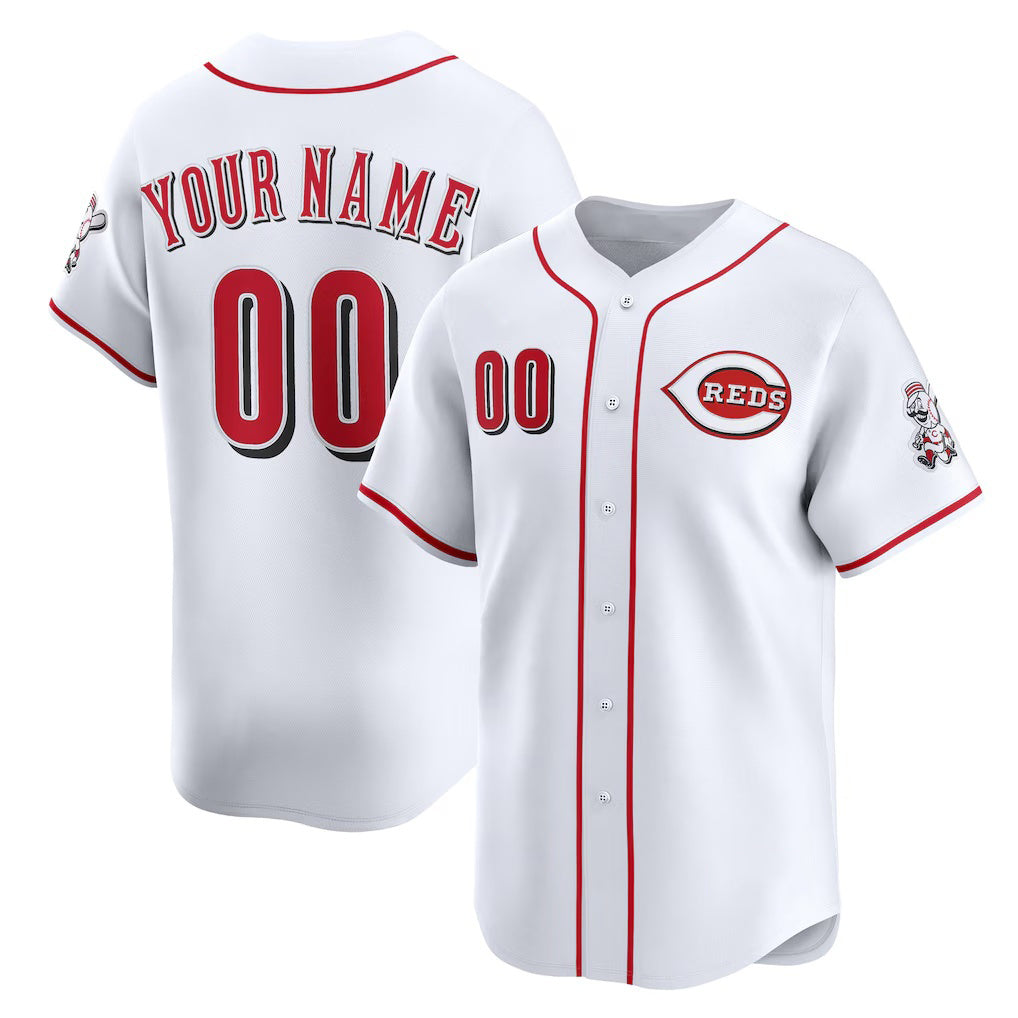 Custom Cincinnati Reds White MASONITE Home Limited Jersey