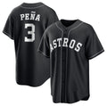 Houston Astros #3 Jeremy Pena Black MASONITE Lights Out Limited Stitched Jersey