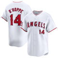 Los Angeles Angels #14 Logan O'Hoppe White MASONITE Home Limited Stitched Jersey