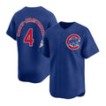 Chicago Cubs #4 Pete Crow-Armstrong Royal MASONITE Limited Stitched Jersey