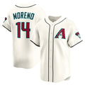 Arizona Diamondbacks #14 Gabriel Moreno Cream MASONITE Home Limited Player Jersey