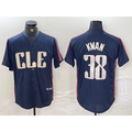 Cleveland Guardians #38 Steven Kwan Navy MASONITE 2024 City Connect Limited Stitched Jersey