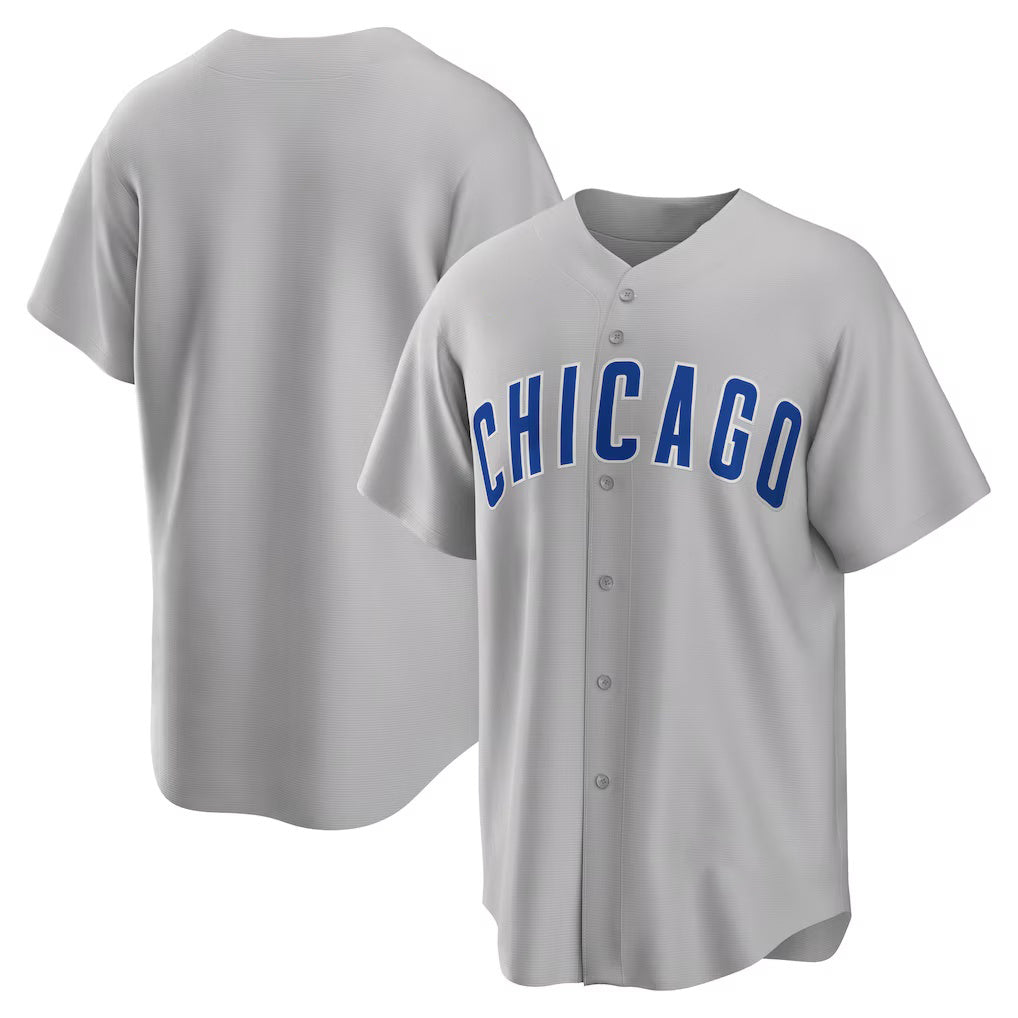 Chicago Cubs Gray MASONITE Road Replica Team Jersey