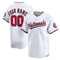 Custom Washington Nationals White MASONITE Home Limited Jersey