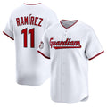 Cleveland Guardians #11 Jos¨¦ Ram¨ªrez White MASONITE Home Limited Player Jersey