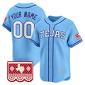 Custom Texas Rangers Blue MASONITE 2026 City Connect Vapor Premier Limited Jersey - All Stitched