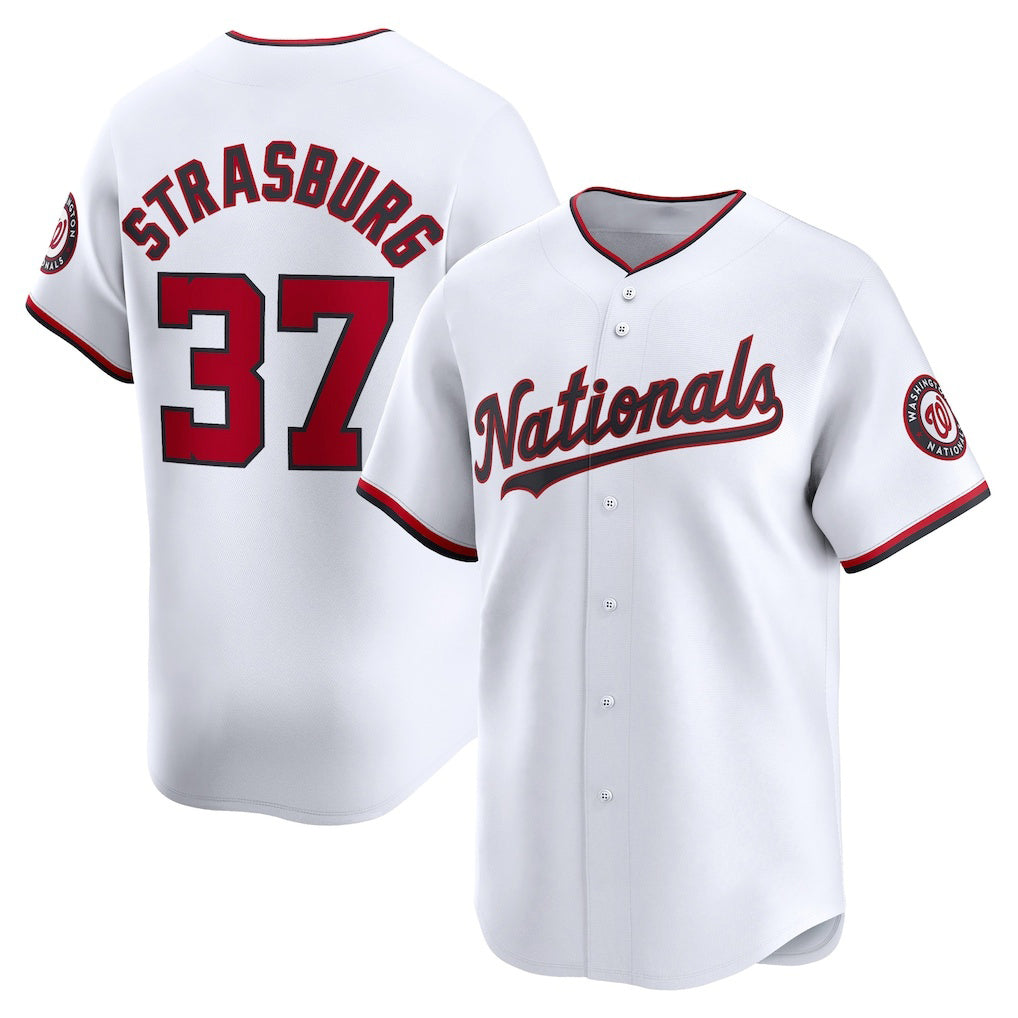 Washington Nationals #37 Stephen Strasburg White MASONITE Home Limited Player Jersey
