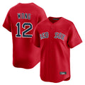 Boston Red Sox #12 Connor Wong Player Red MASONITE Limited Home Game Stitched Jerseys1