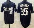 Detroit Tigers #35 Justin Verlander Black MASONITE Limited Cool Base Stitched Jersey