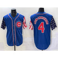 Chicago Cubs #4 Pete Crow-Armstrong Royal MASONITE 2025 Independence Day Vapor Premier Limited Stitched Jersey