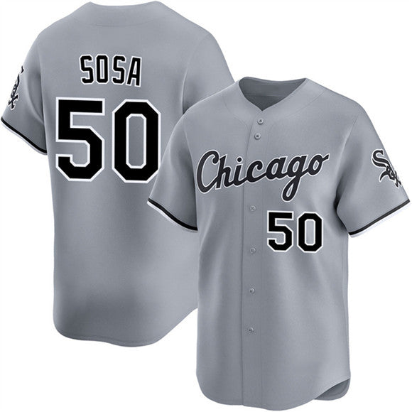Chicago White Sox #50 Lenyn Sosa Gray MASONITE 2025 Limited Stitched Jersey