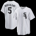 Chicago White Sox #5 Munetaka Murakami White MASONITE Home Replica Jersey