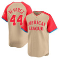 Houston Astros #44 Yordan Alvarez Player Cream MASONITE American League All-Star Game Limited Stitched Jerseys