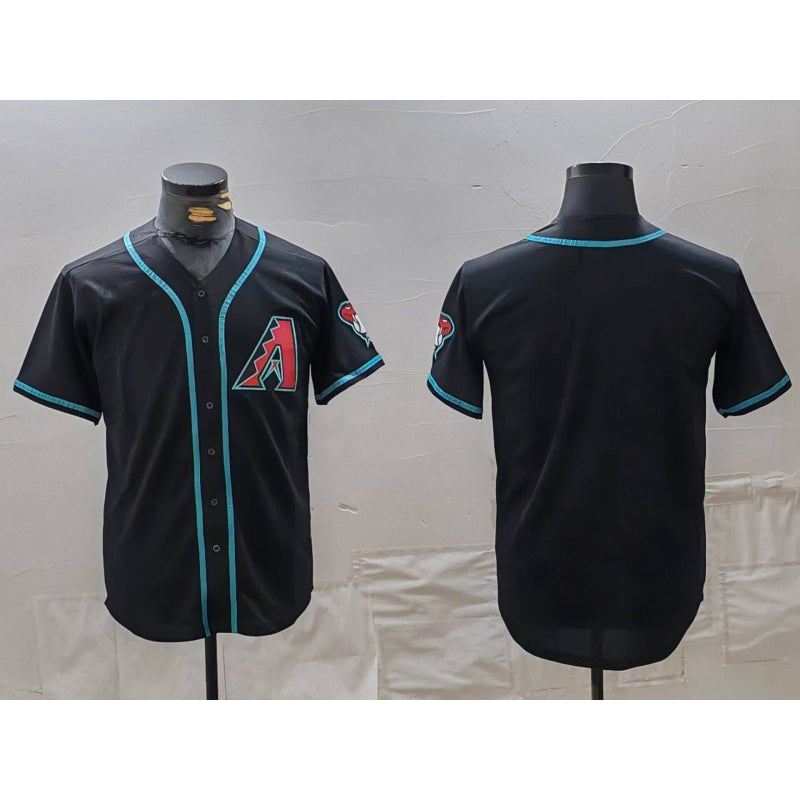 Arizona Diamondbacks Blank Black MASONITE Cool Base Limited Stitched Jersey