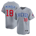 Chicago Cubs #18 Shota Imanaga Player Gray MASONITE Road Limited Home Stitched Jerseys