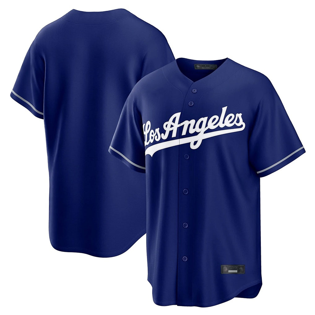 Los Angeles Dodgers Blank Player Royal MASONITE Game Stitched Jerseys