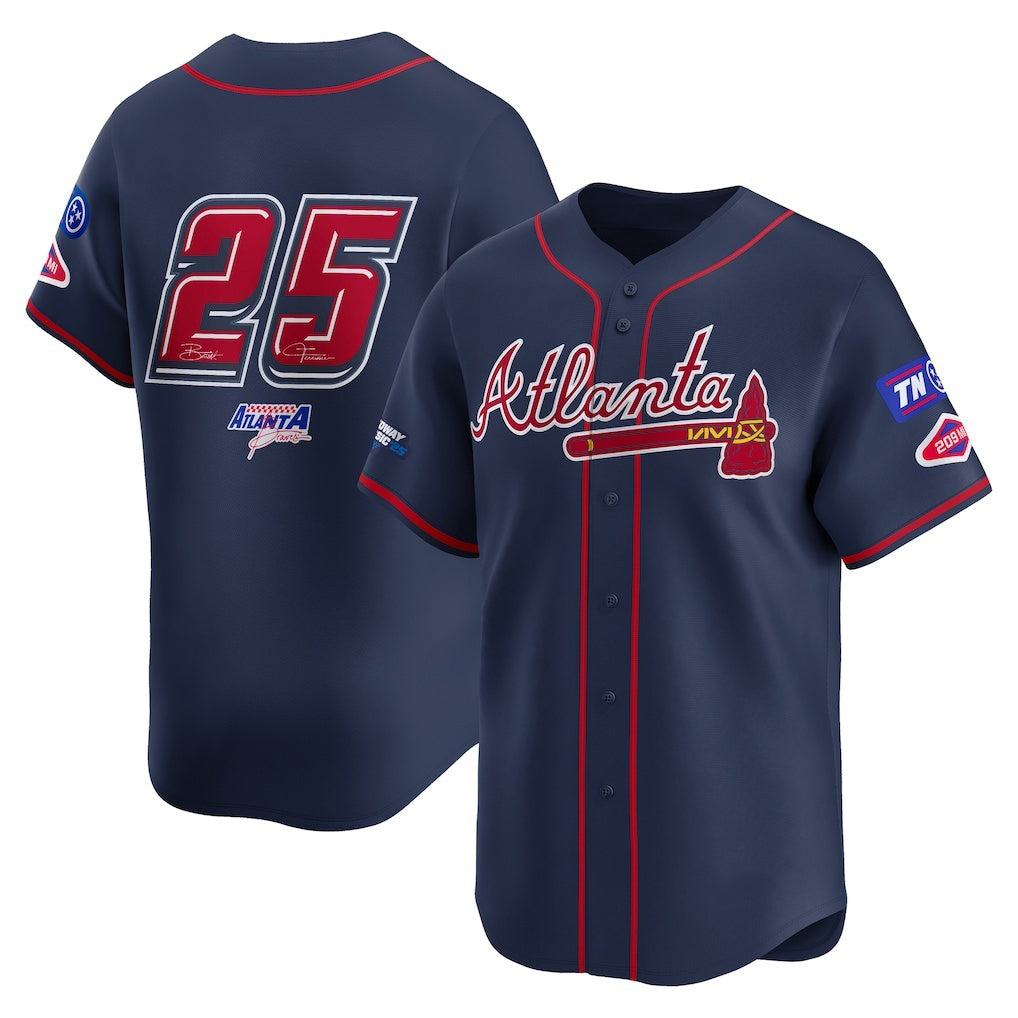 Atlanta Braves #25 Navy MASONITE 2025 Speedway Classic Alternate Limited Jersey