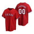 Custom Texas Rangers Red MASONITE 2020 Stitched Cool Base Jersey