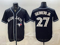 Toronto Blue Jays #27 Vladimir Guerrero Jr. 2026 Fashion Replica Black MASONITE Out Stitched Jersey