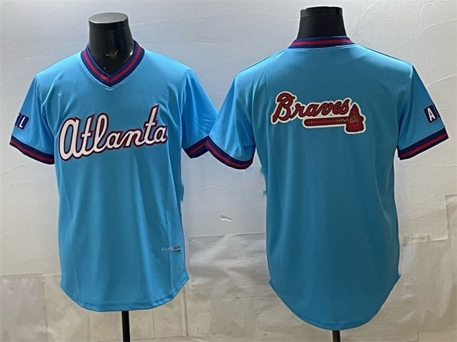 Atlanta Braves Team Big Logo Powder Blue MASONITE 2026 City Connect Stadium Stitched Jersey