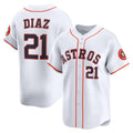 Houston Astros #21 Yainer Diaz White MASONITE Home Limited Player Jersey