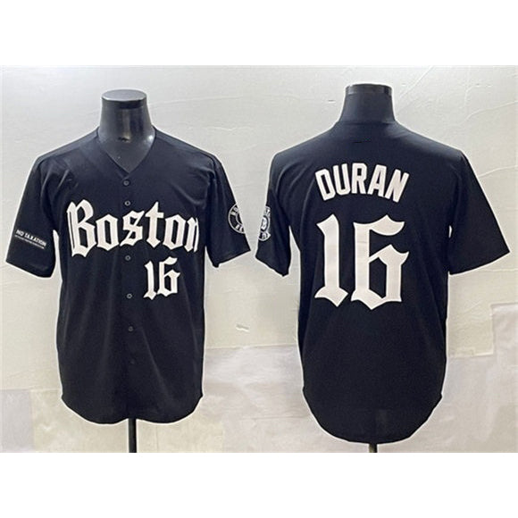 Boston Red Sox #16 Jarren Duran Black MASONITE Gothic Vapor Limited Stitched Jersey