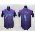 Arizona Diamondbacks #4 Ketel Marte Purple MASONITE 2025 City Connect Limited Stitched Jersey