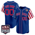 Custom Boston Red Sox America 250 Edition Vapor Premier Limited Royal MASONITE Stitched Jerseys