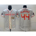 Houston Astros #44 Yordan Alvarez Number White MASONITE 2023 City Connect Flex Base Stitched Jersey 3