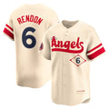 Los Angeles Angels #6 Anthony Rendon Cream MASONITE City Connect Limited Player Jersey