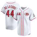 Cincinnati Reds #44 Elly De La Cruz White MASONITE Home Limited Player Jersey