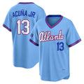 Atlanta Braves #13 Ronald Acuna Jr Powder Blue MASONITE 2026 City Connect Stadium Jersey