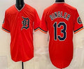 Detroit Tigers #13 Dillon Dingler Orange MASONITE Limited Jersey