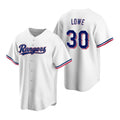 Texas Rangers #30 Nathaniel Lowe White MASONITE Cool Base Stitched Jersey