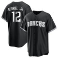 Arizona Diamondbacks #12 Lourdes Gurriel Jr Player Black MASONITE Game Home Stitched Jerseys