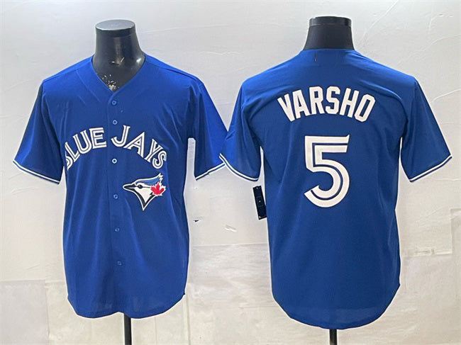 Toronto Blue Jays #5 Daulton Varsho Royal MASONITE 2025 Cool Base Stitched Jersey